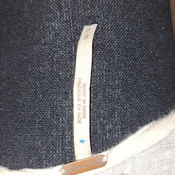 FreePeople Moonshiner Mini Embroidered Beaded Long Sleeve Dress With Tie Waist & - Picture 9 of 9